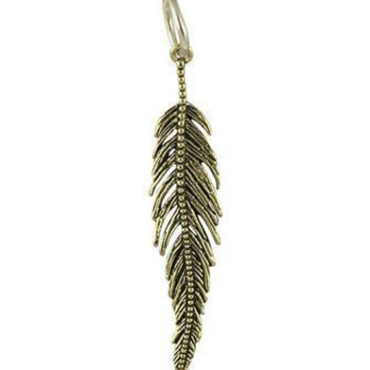 Light as a Feather Pendant - Brass - Waxing Poetic - alliemdesignsboutique