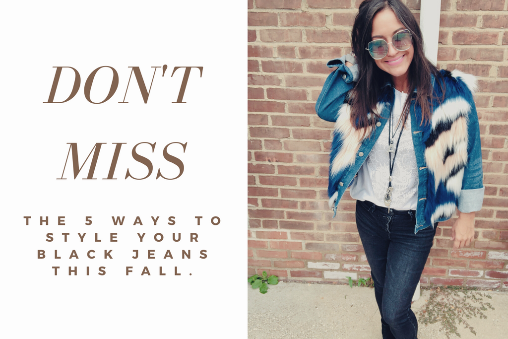 5 Ways To Style Your Black Jeans This Fall