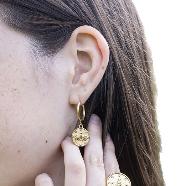 Potnia Bee Earrings - alliemdesignsboutique