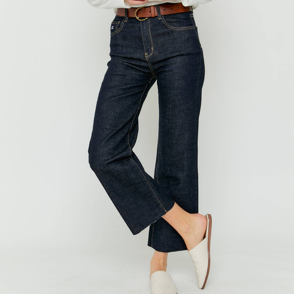 Oliver Logan - Aberdeen Ankle Crop High Rise Timbers : Standard / 27 - alliemdesignsboutique