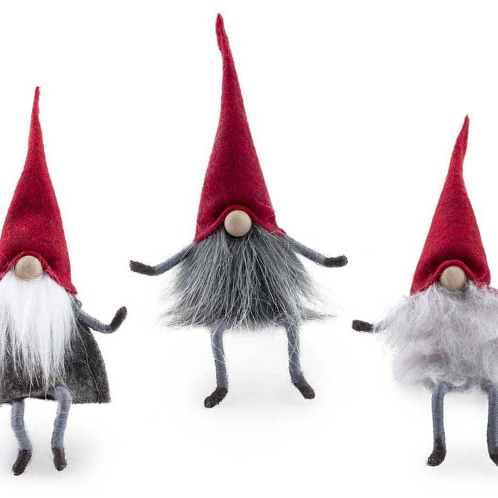 Boston International - Gnome Ornaments Set of 3 Christmas Accent - alliemdesignsboutique