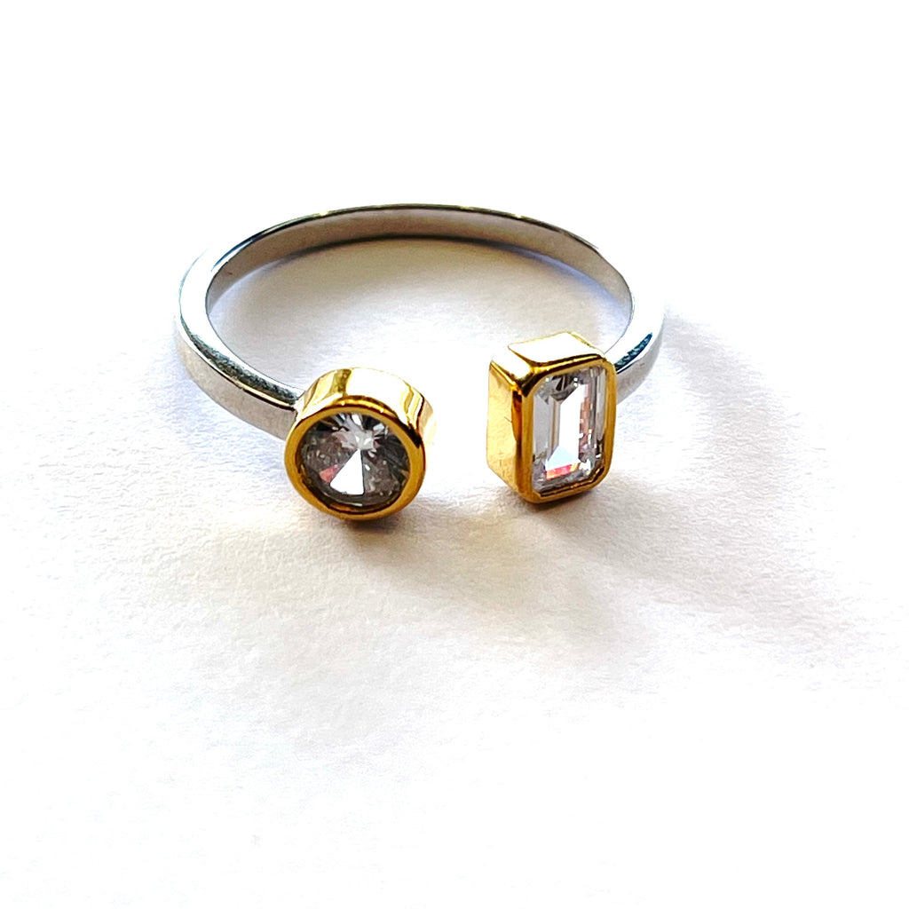 Two Tone Ring - alliemdesignsboutique
