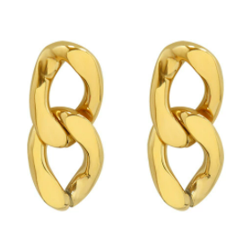 Preorder Audrina Chain Link Earrings - alliemdesignsboutique