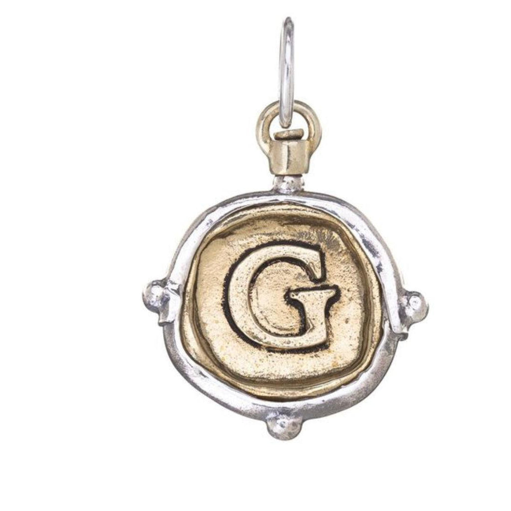 G Insignia Initial Voyager Charm - Waxing Poetic - alliemdesignsboutique