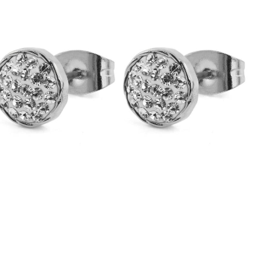 Torino Stud Earrings Silver - alliemdesignsboutique