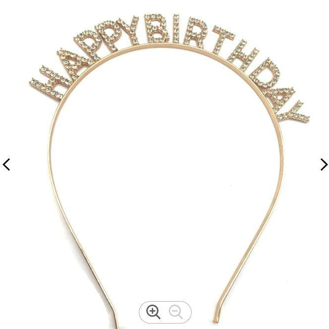 Happy Birthday Headband / Tiara - alliemdesignsboutique