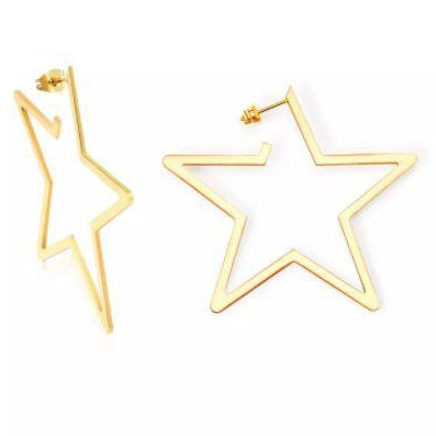 Star Gazing Gold Star Earrings - alliemdesignsboutique